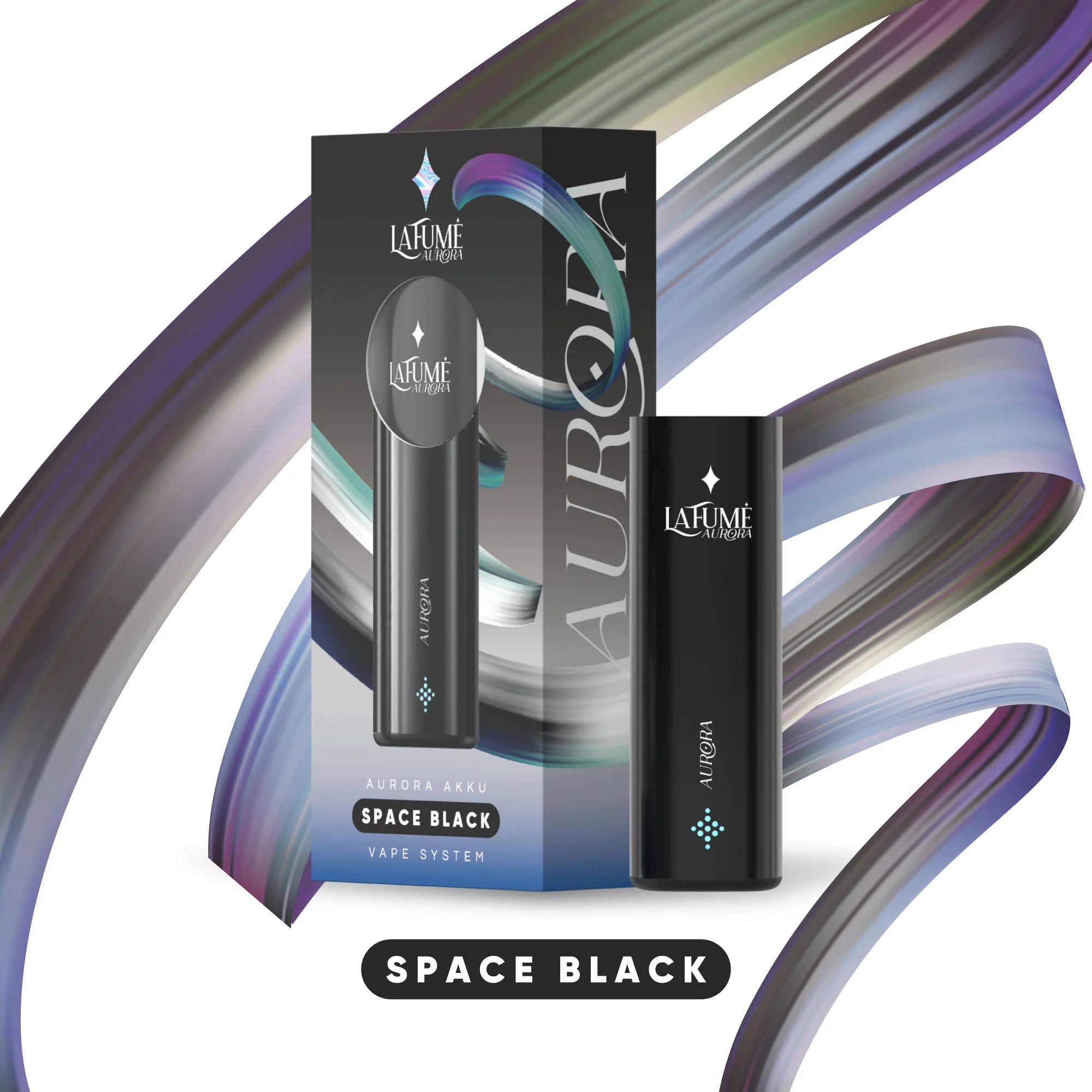 La Fume Aurora Akku - Space Black La Fume Aurora Akku - Space Black