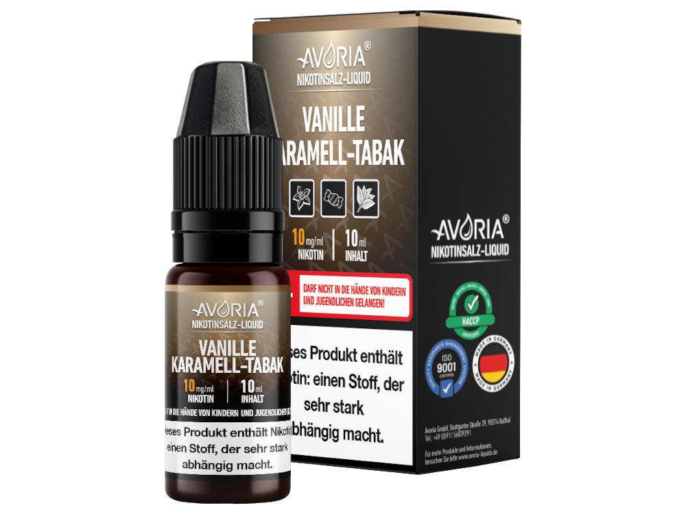 Avoria - Vanille Karamell Tabak Avoria - Vanille Karamell Tabak