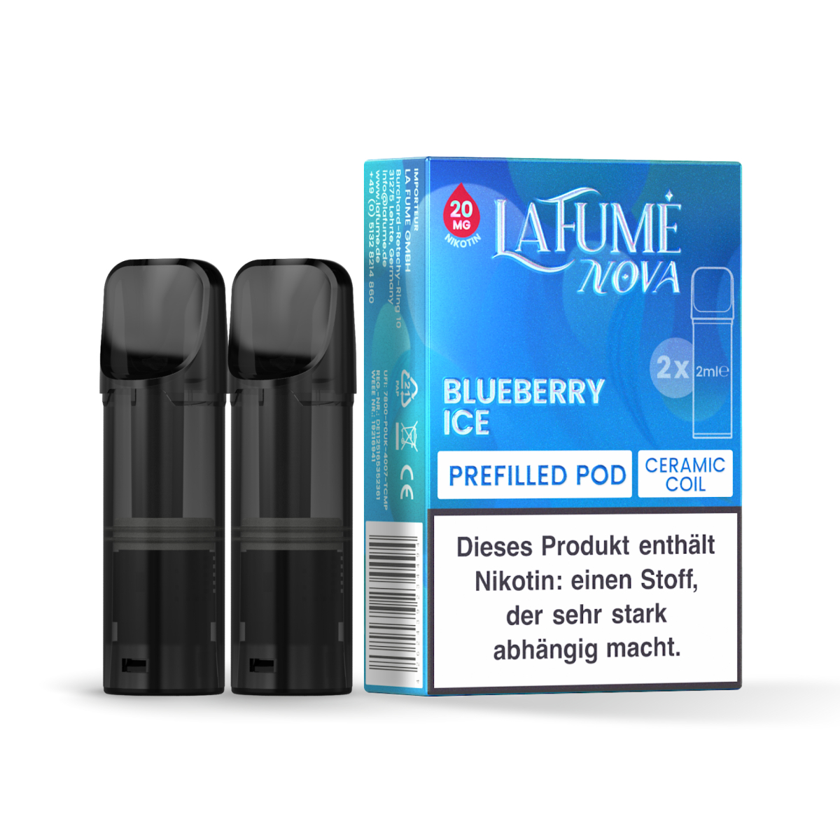 La Fume Nova - Blueberry Ice