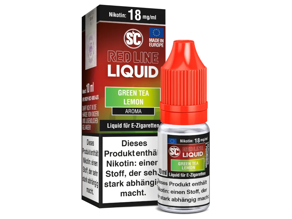 SC Red Line Nikotin - Green Tea Lemon