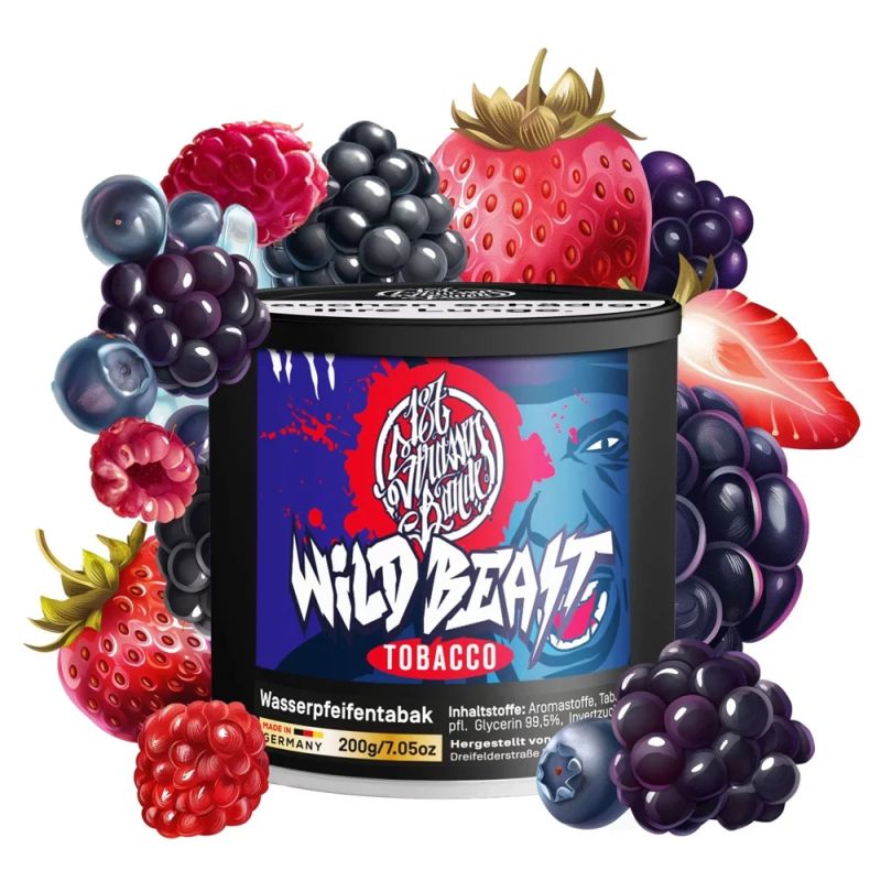187 Shisha Tabak (200g) - Wild Beast