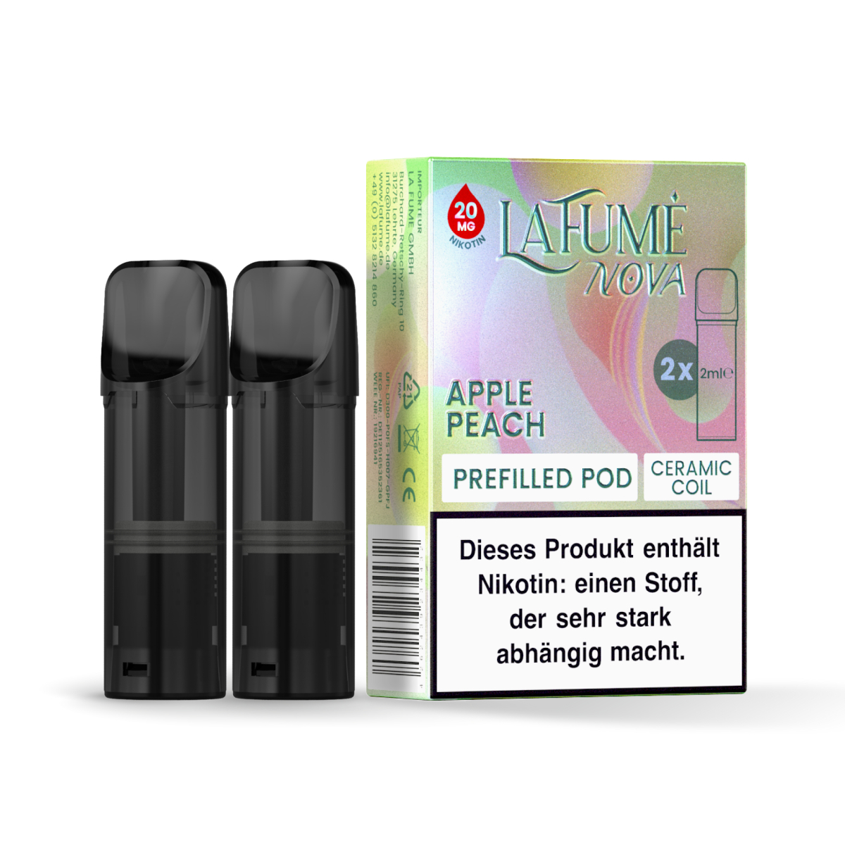 La Fume Nova - Apple Peach