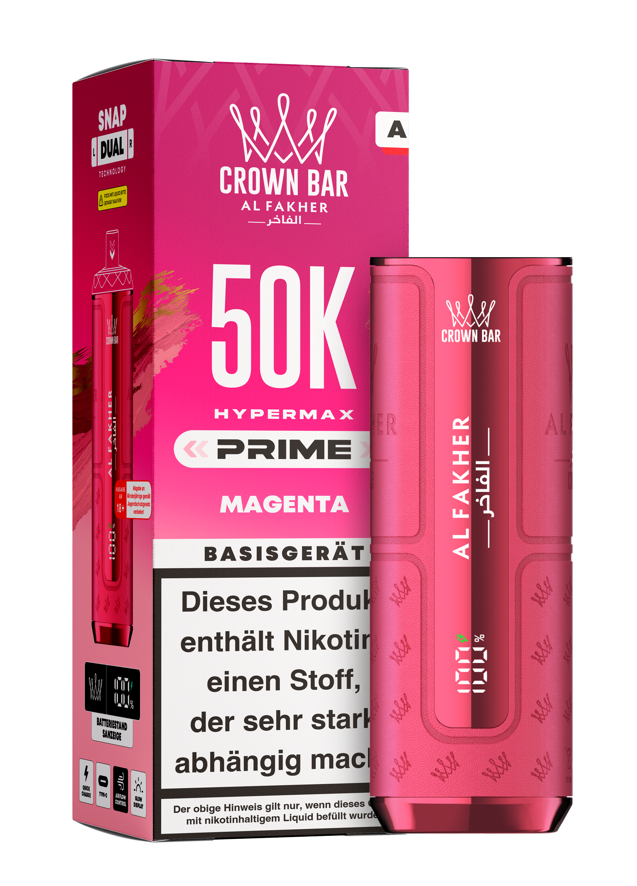 Al Faker Hypermax 50K Basisgerät - Magenta