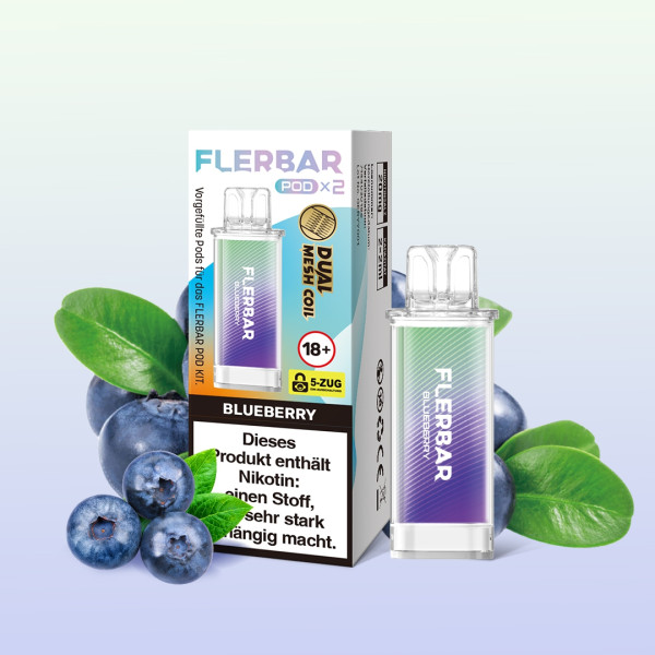 Flerbar POD (2stk) - Blueberry Flerbar POD (2stk) - Blueberry