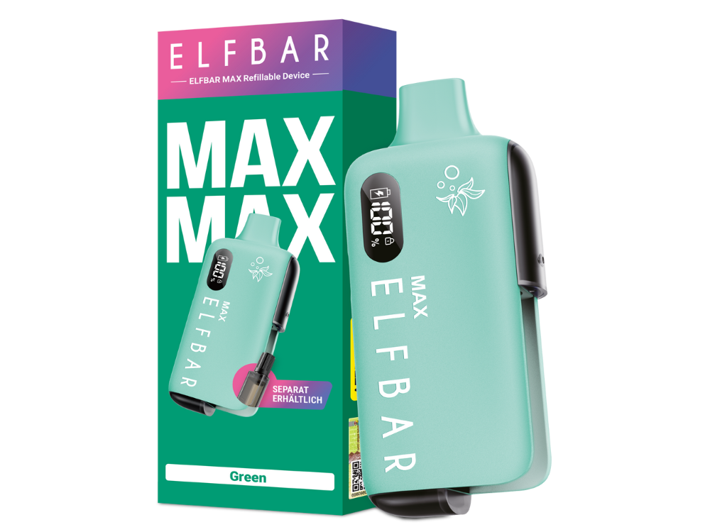 Elfbar Max 6000 Pod System - Green Elfbar Max 6000 Pod System - Green