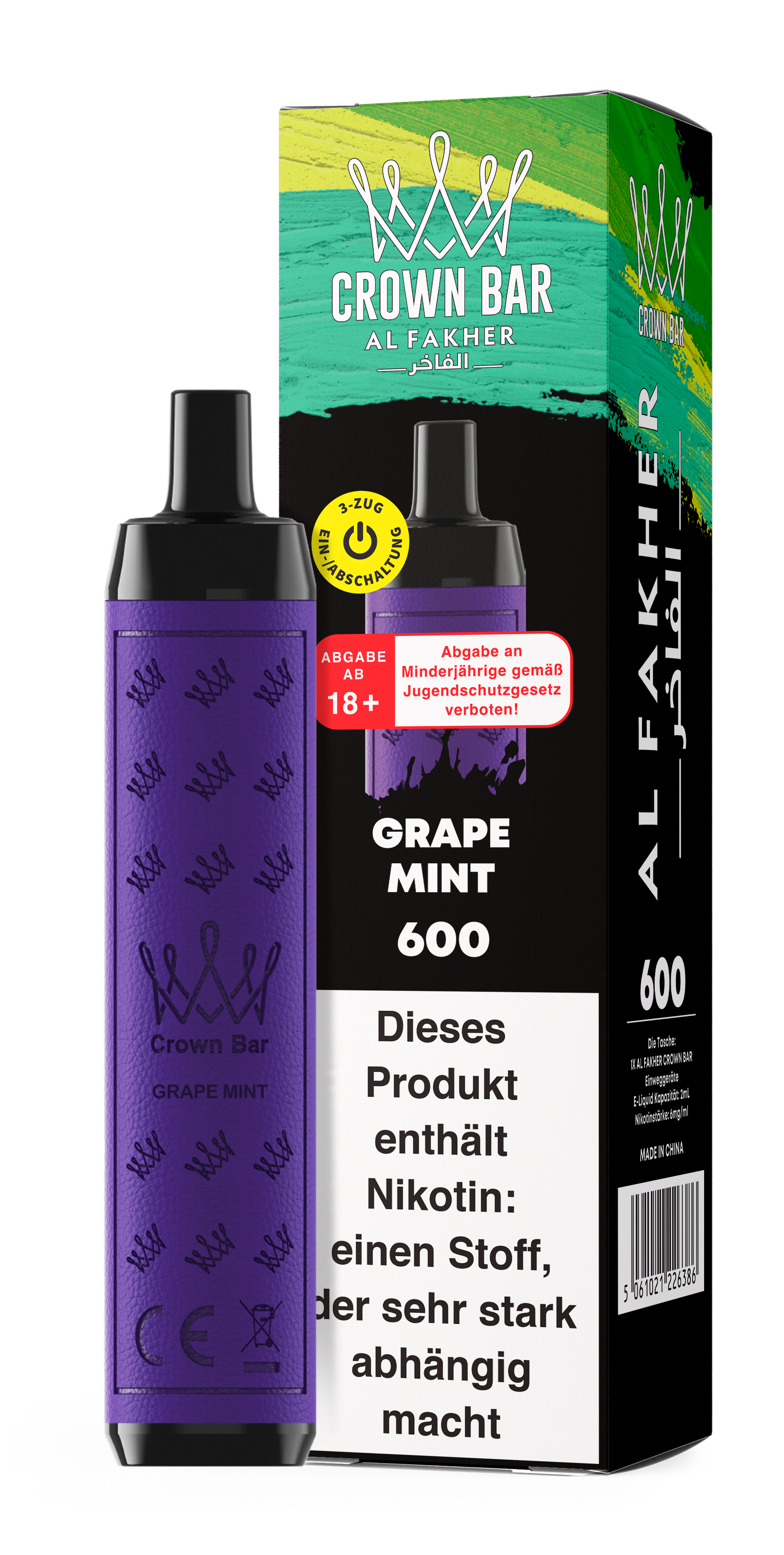 Al Fakher 600 - Grape Mint Al Fakher 600 - Grape Mint