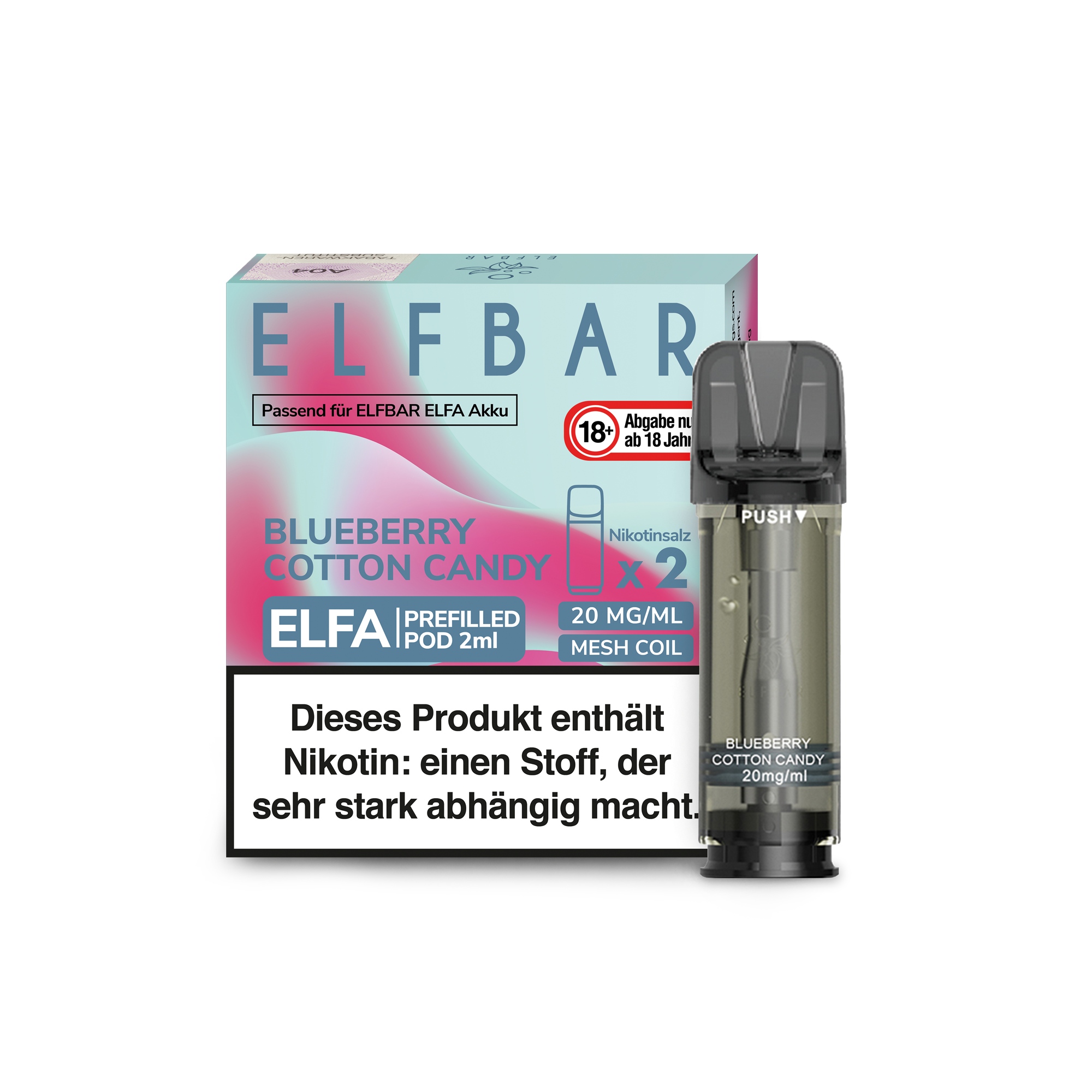 Elfa Pod - Blueberry Cotton Candy