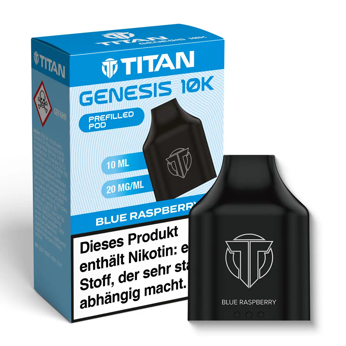 Titan - Genesis 10K - Pod - Blue Raspberry