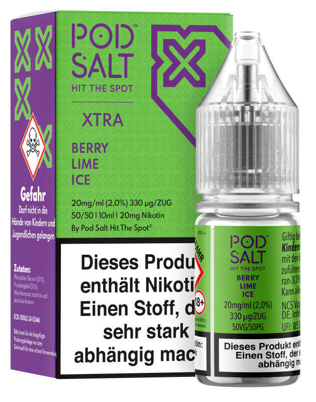 Pod Salt Xtra - Berry Lime Ice Pod Salt Xtra - Berry Lime Ice