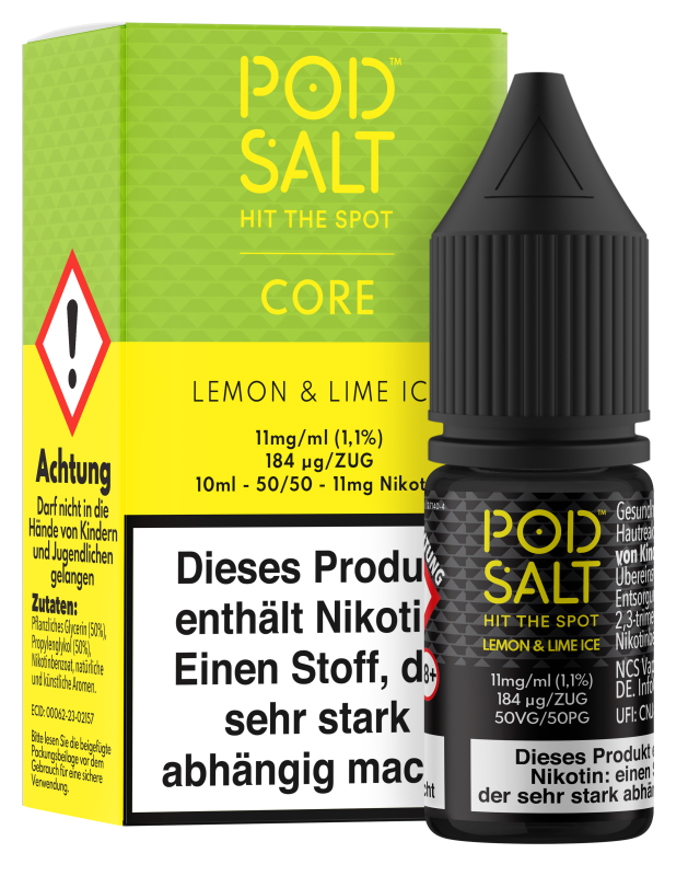 Pod Salt Core - Lemon & Lime Ice Pod Salt Core - Lemon & Lime Ice
