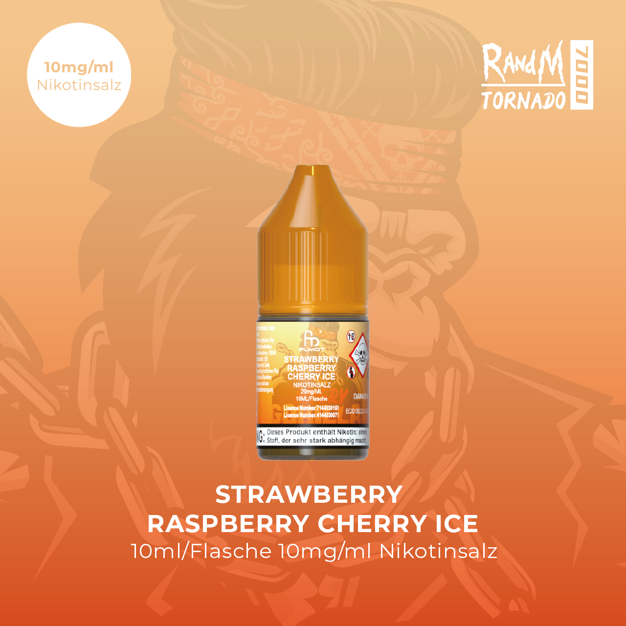 RandM Tornado - Strawberry Raspberry Cherry Ice RandM Tornado - Strawberry Raspberry Cherry Ice