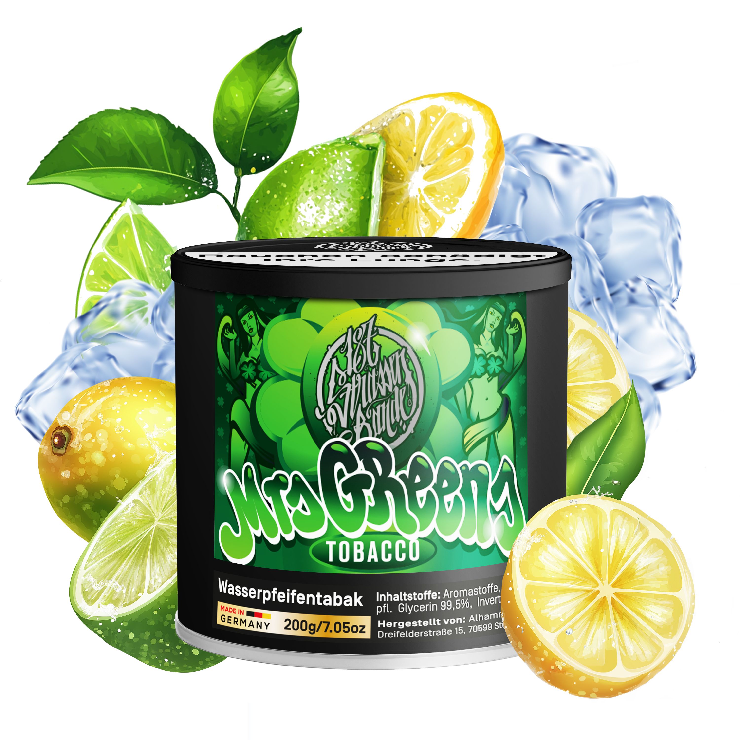 187 Shisha Tabak (200g) - Mrs Green