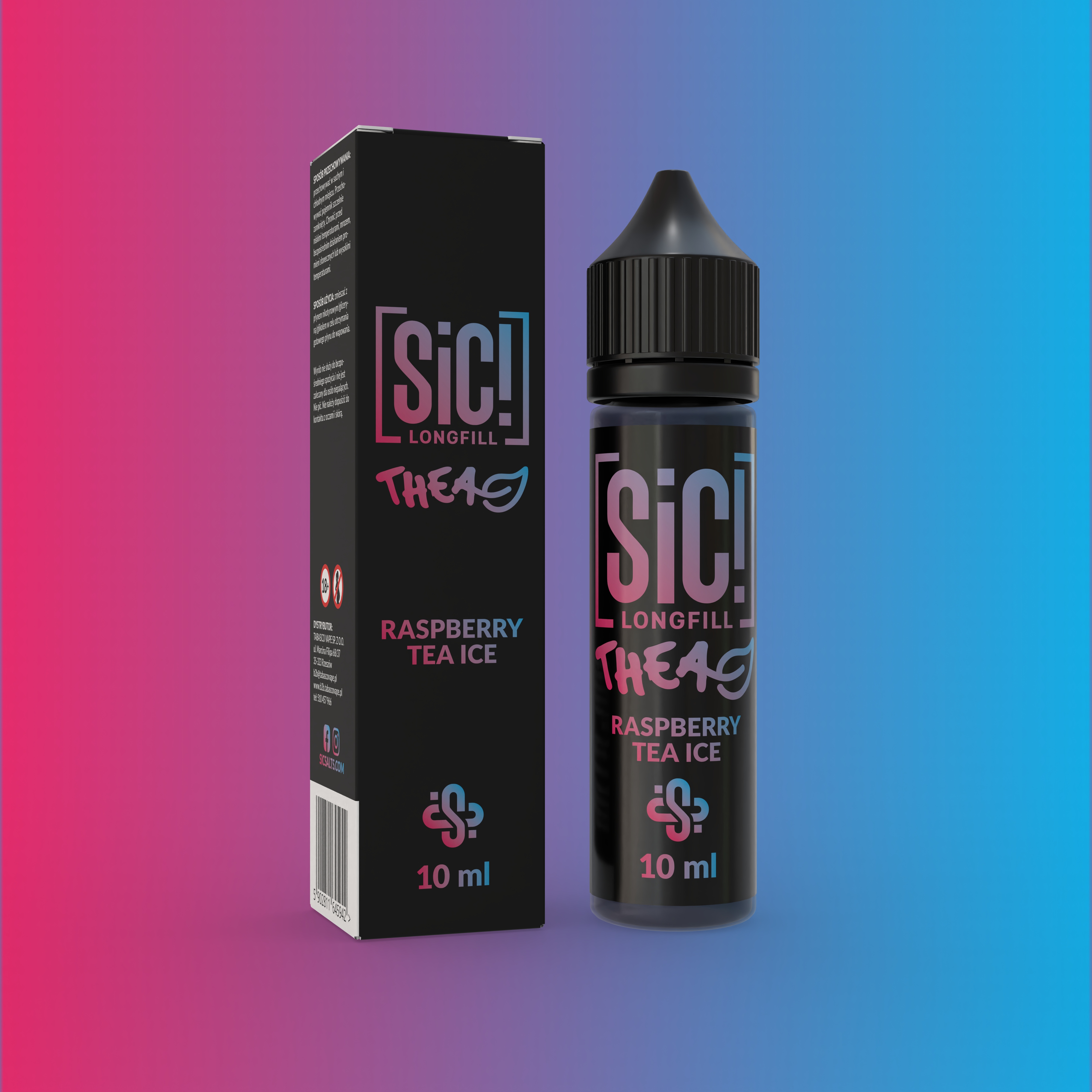 SIC! Salts Longfill - Raspberry Tea Ice