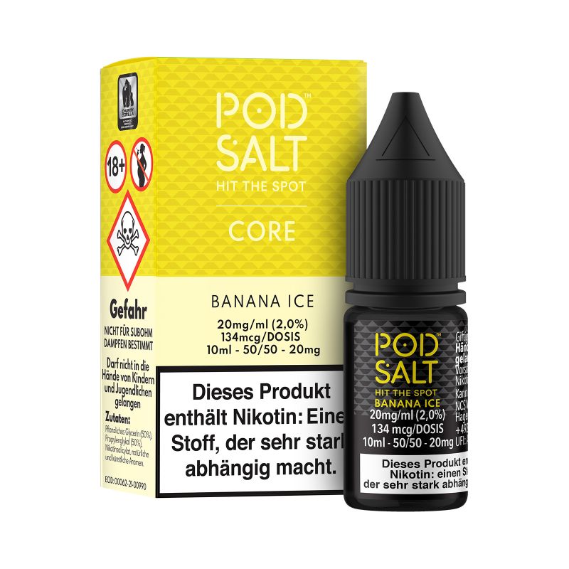 Pod Salt Core - Banana Ice Pod Salt Core - Banana Ice