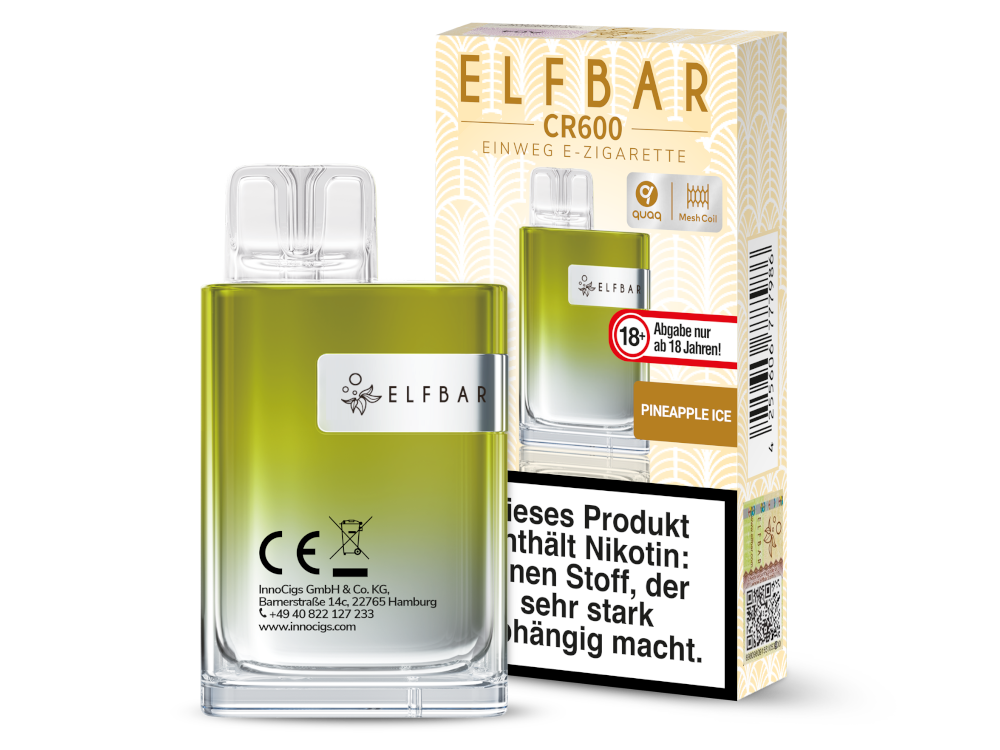 ELF BAR CR600 - Pineapple Ice