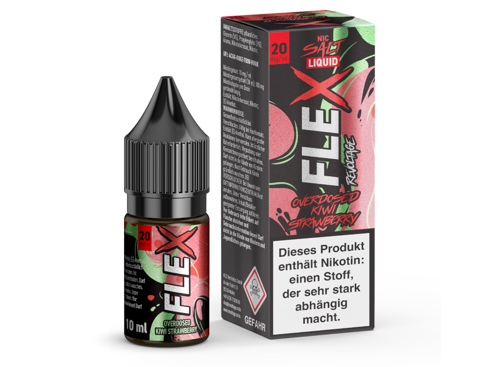 Revoltage Flex Liquid - Strawberry Kiwi Revoltage Flex Liquid - Strawberry Kiwi