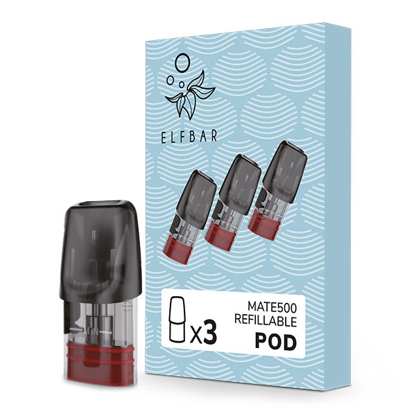 Elfbar Mate500 - Leerpod - Liquid Pod 3er Pack