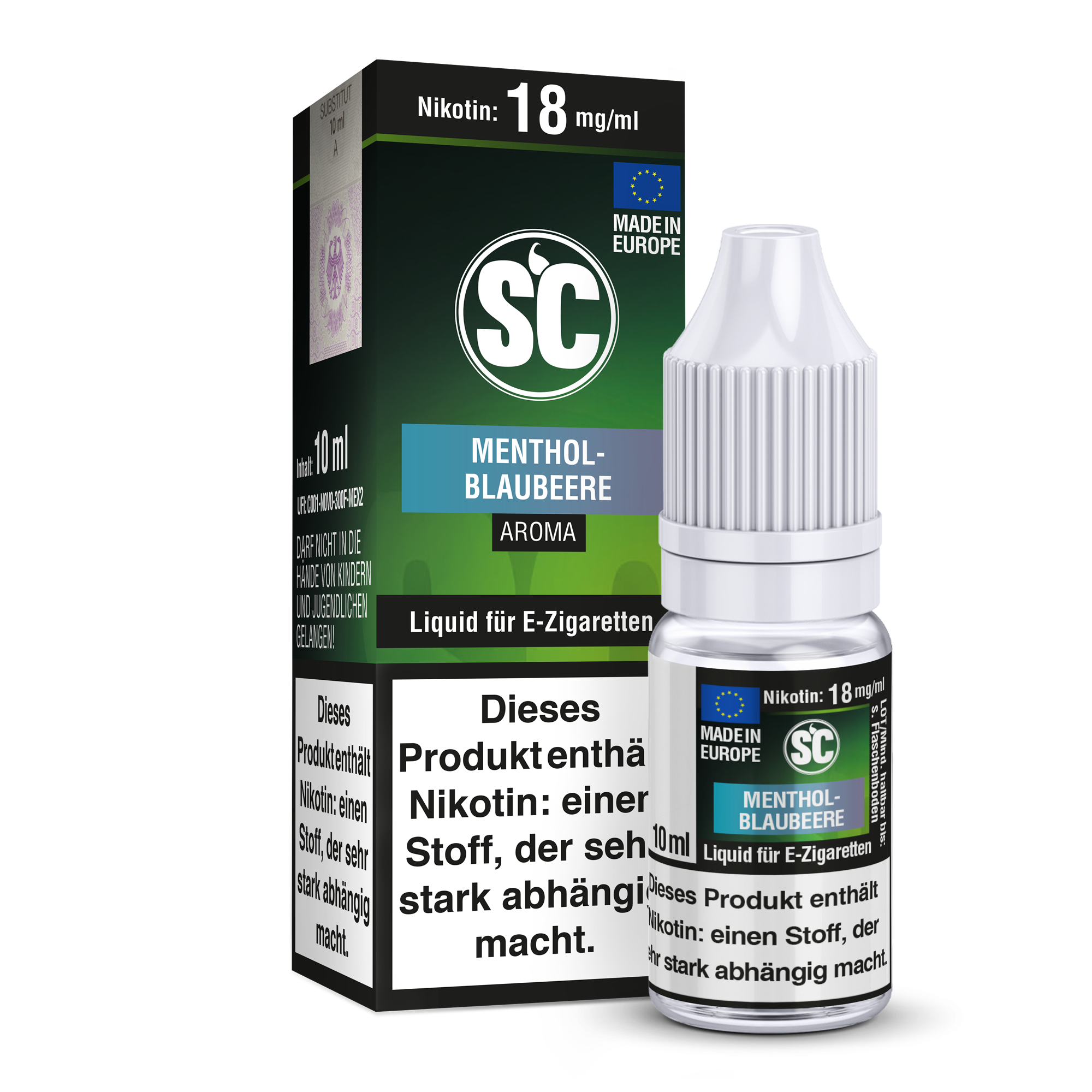 SC Liquid Menthol Blaubeere
