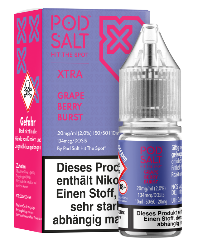 Pod Salt Xtra - Grape Berry Burst Pod Salt Xtra - Grape Berry Burst