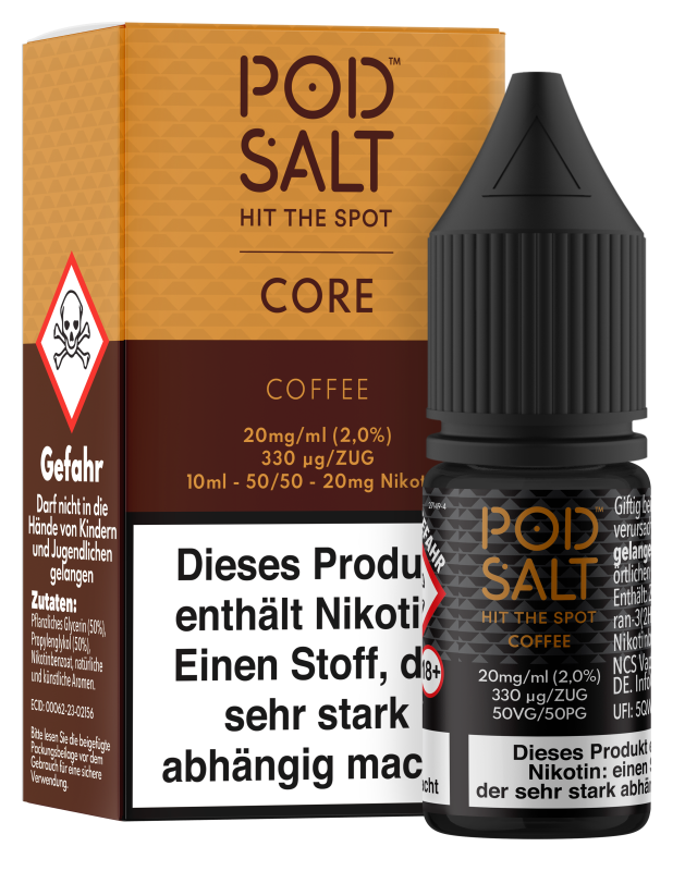 Pod Salt Core - Coffee Pod Salt Core - Coffee