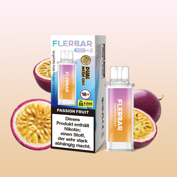 Flerbar POD (2stk) - Passion Fruit Flerbar POD (2stk) - Passion Fruit