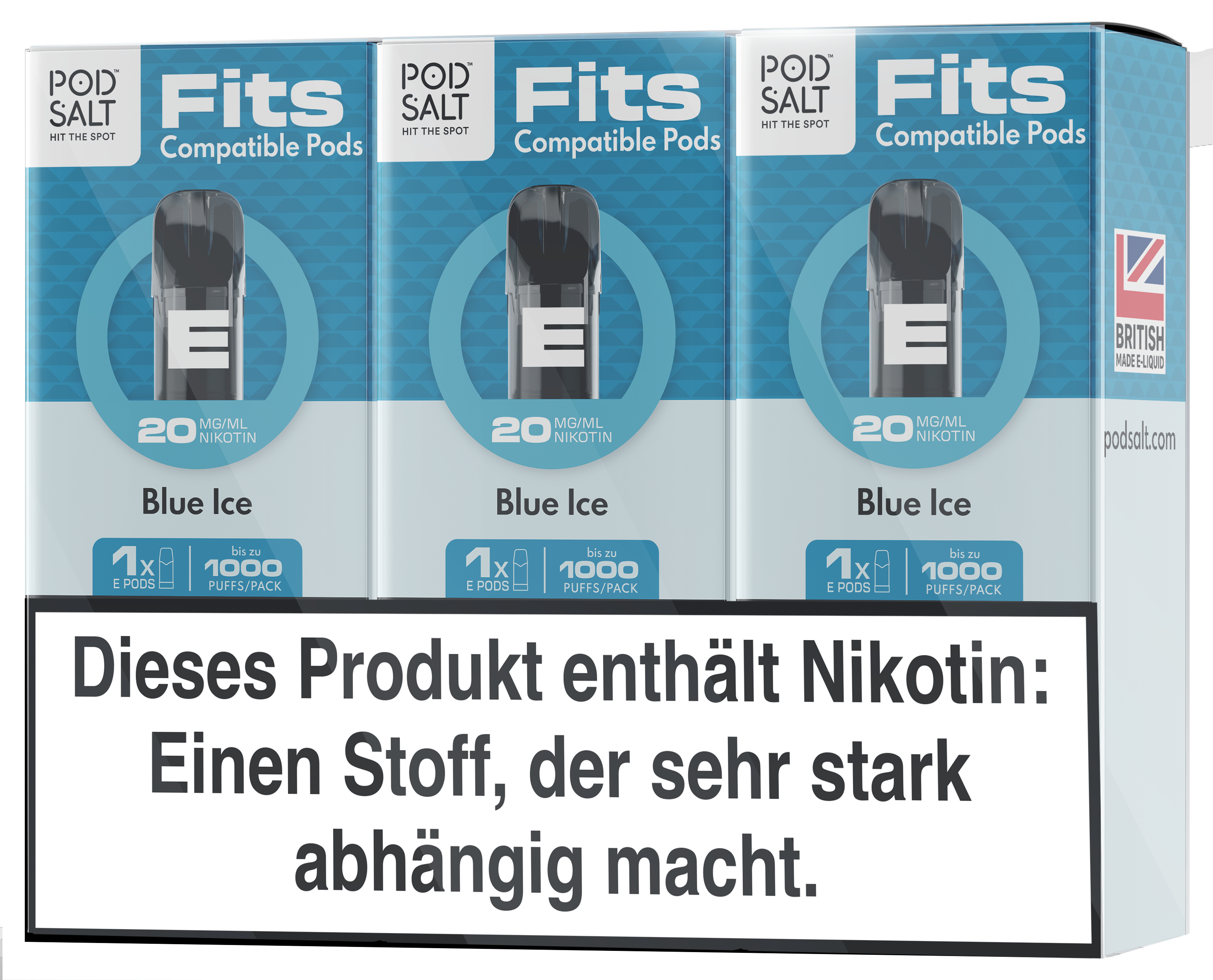 Pod Salt / Fits Pods - Blue Ice 
