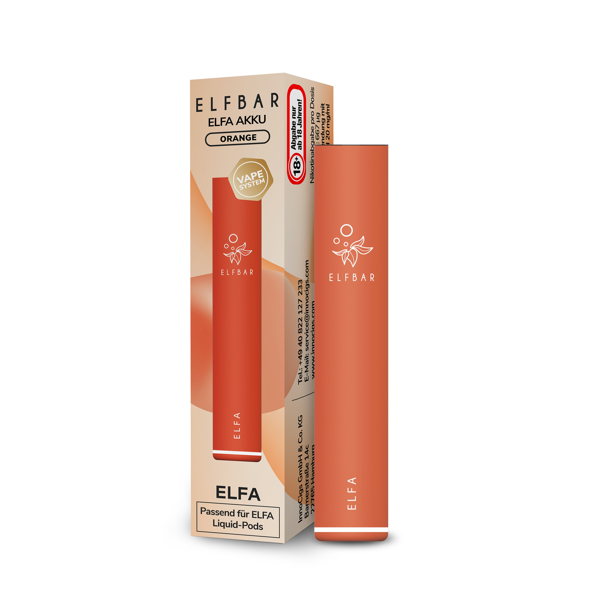 Elfa Akku - Orange 