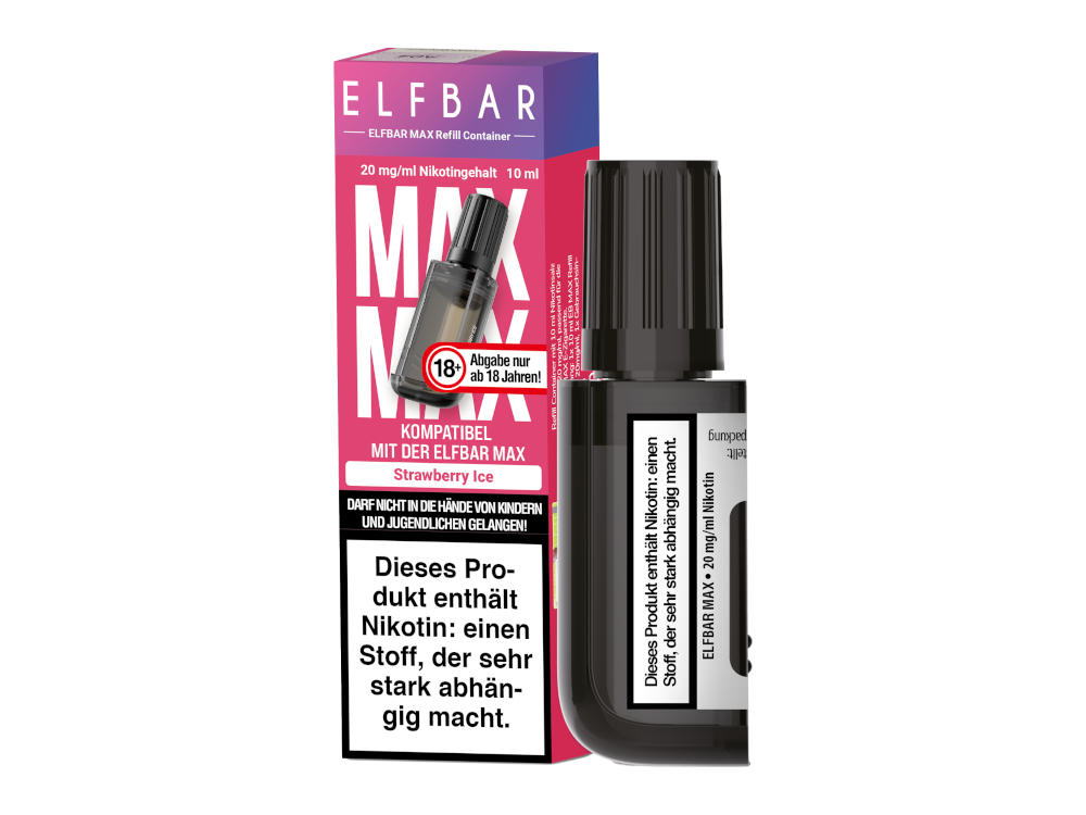 Elfbar MAX 6000 Pods - Strawberry Ice Elfbar MAX 6000 Pods - Strawberry Ice