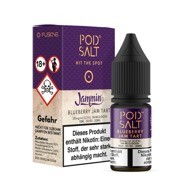 Pod Salt Fusion - Blueberry Jam Tart Pod Salt Fusion - Blueberry Jam Tart