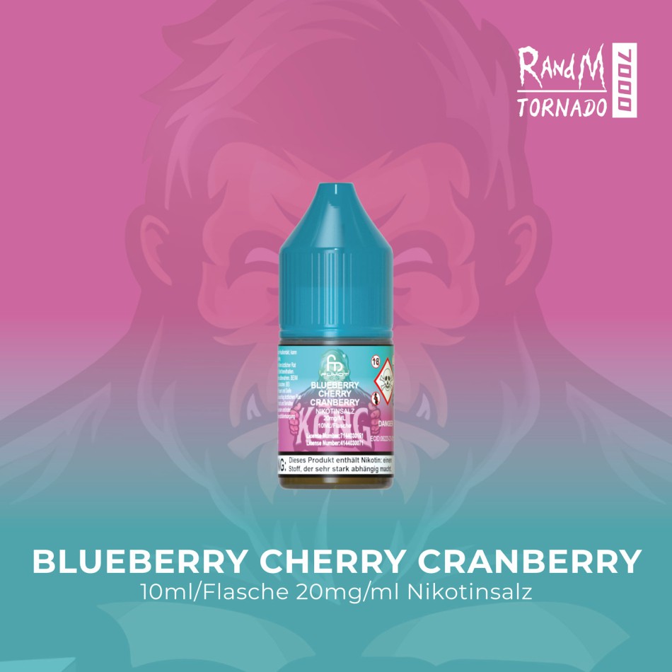 RandM Tornado - Blueberry Cherry Cranberry 20mg RandM Tornado - Blueberry Cherry Cranberry 20mg