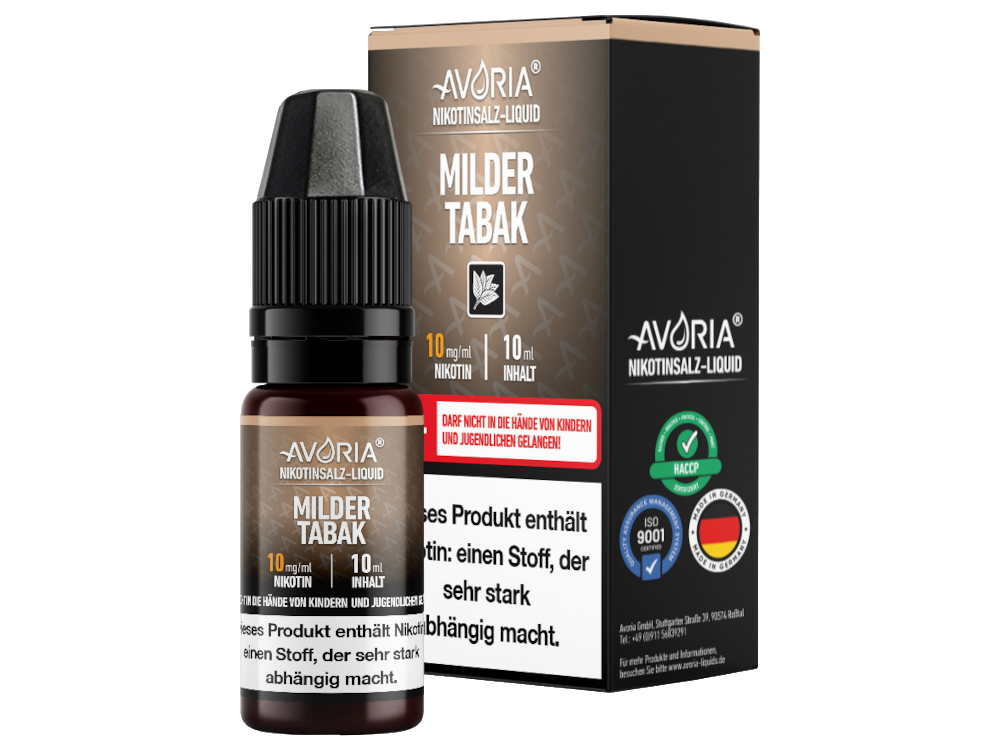Avoria - Milder Tabak Avoria - Milder Tabak