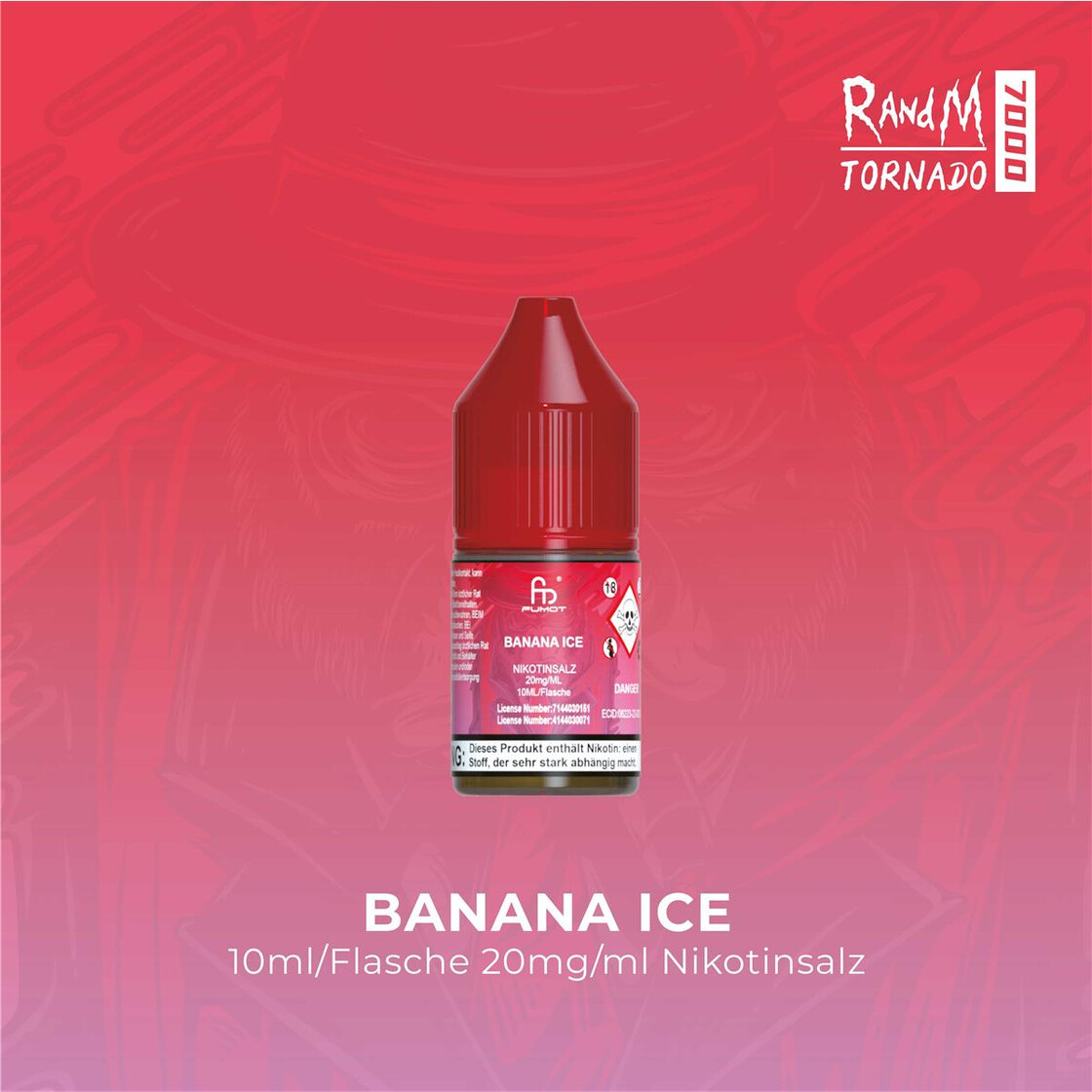 RandM Tornado - Banana Ice 20mg RandM Tornado - Banana Ice 20mg