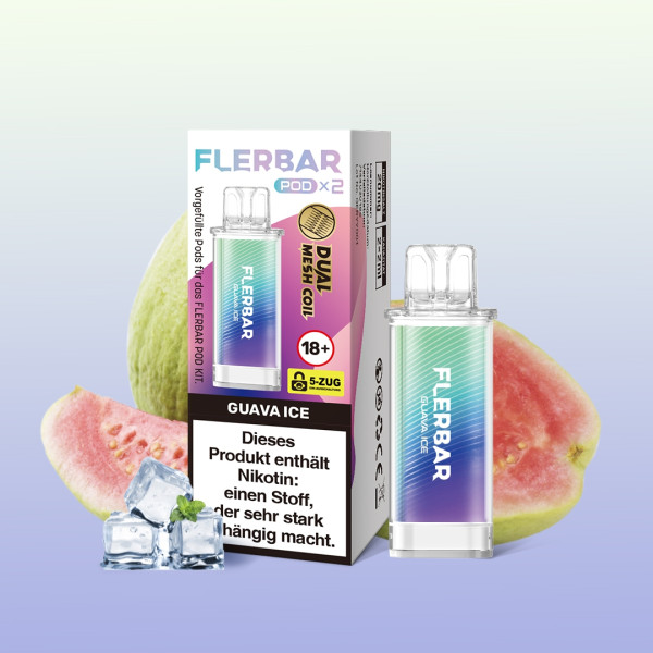 Flerbar POD (2stk) - Guava Ice Flerbar POD (2stk) - Guava Ice