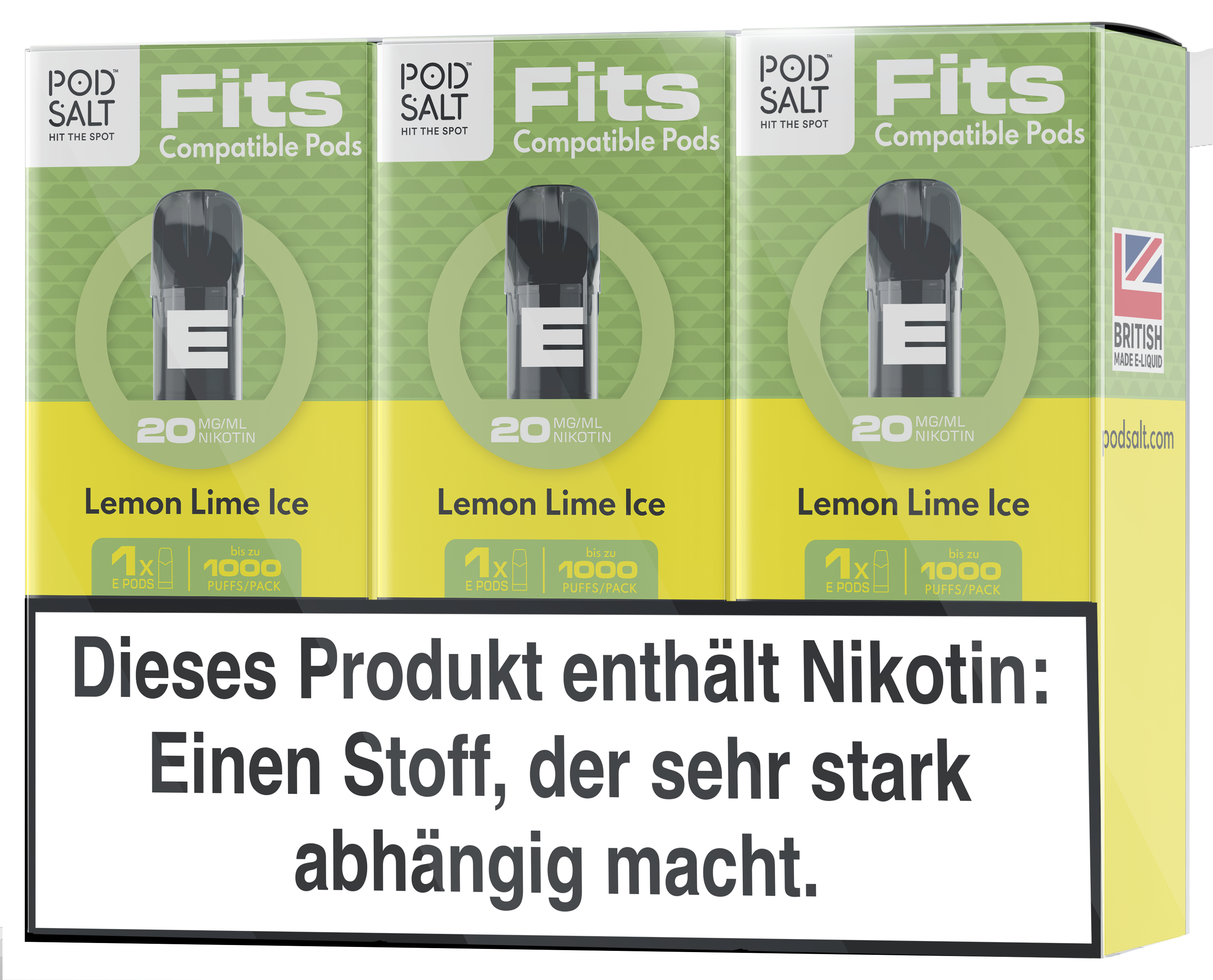 Pod Salt / Fits Pods - Lemon Lime Ice