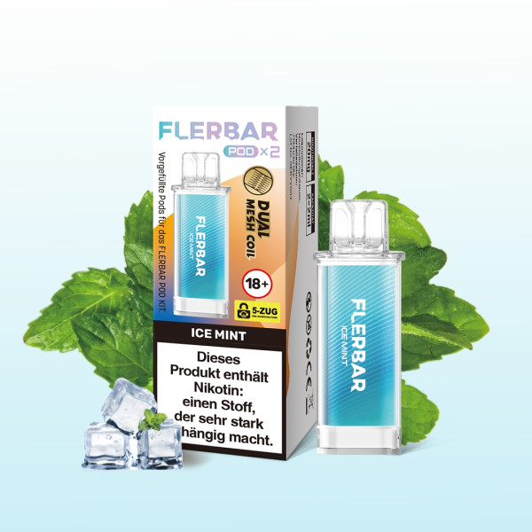 Flerbar POD (2stk) - Ice Mint Flerbar POD (2stk) - Ice Mint