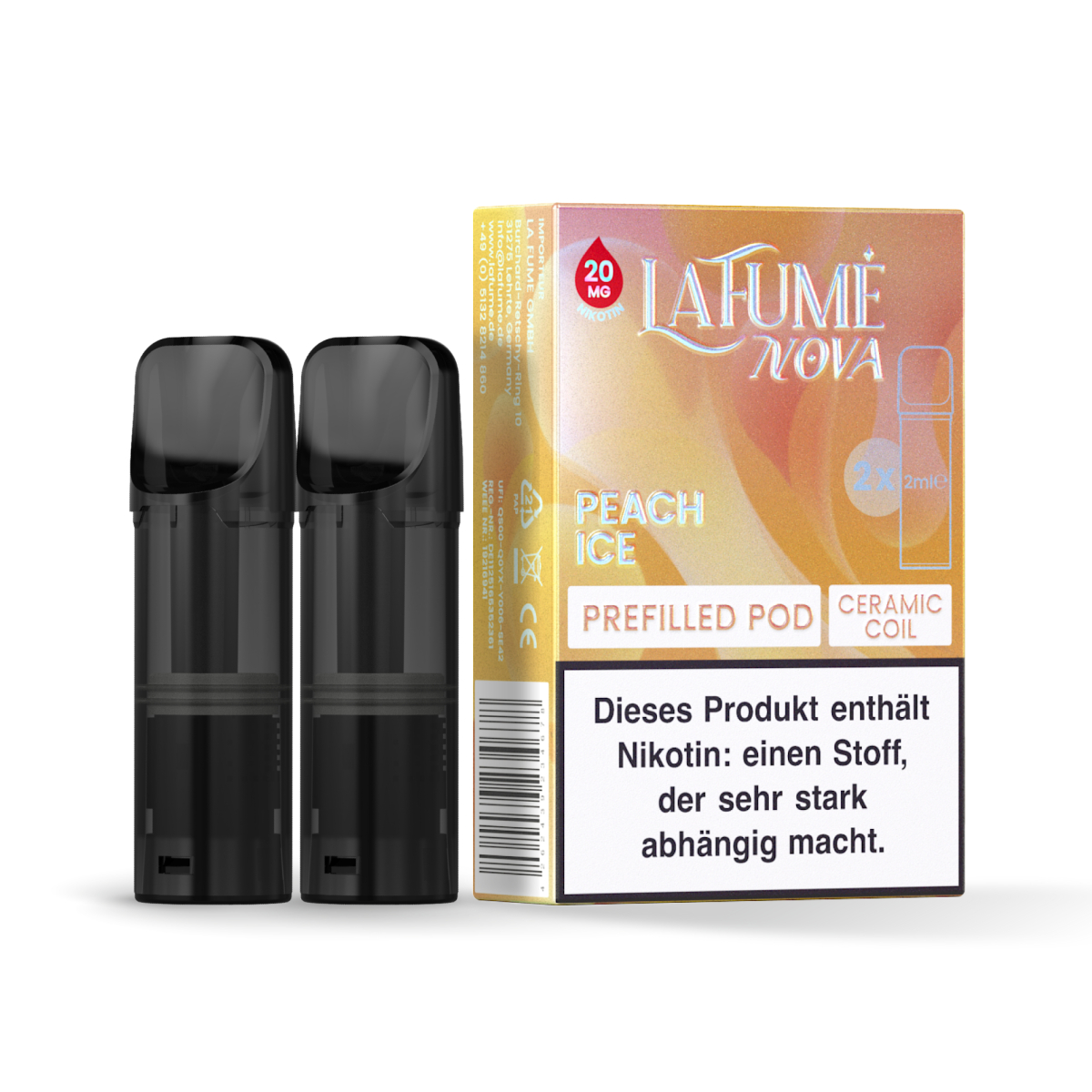 La Fume Nova - Peach Ice