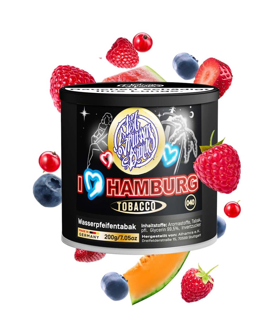 187 Shisha Tabak (200g) - I Love Hamburg