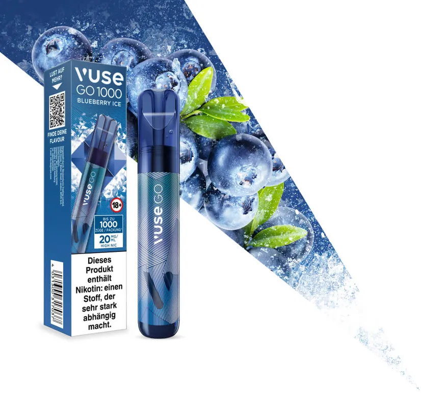 Vuse Go - Blueberry Ice 1000 Vuse Go - Blueberry Ice 1000