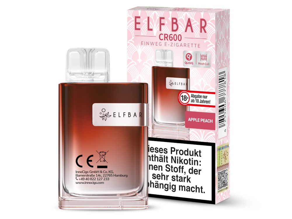 ELF BAR CR600 - Apple Peach