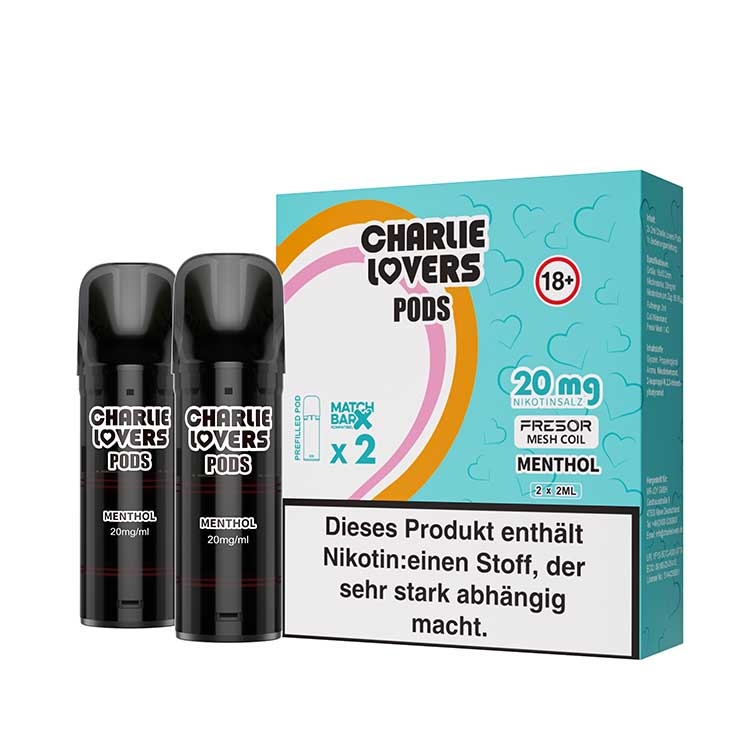 Charlie Lovers Pods - Menthol